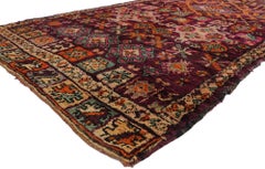 Alfombra Vintage Bereber Boujad Marroquí de Estilo Tribal Bohemio