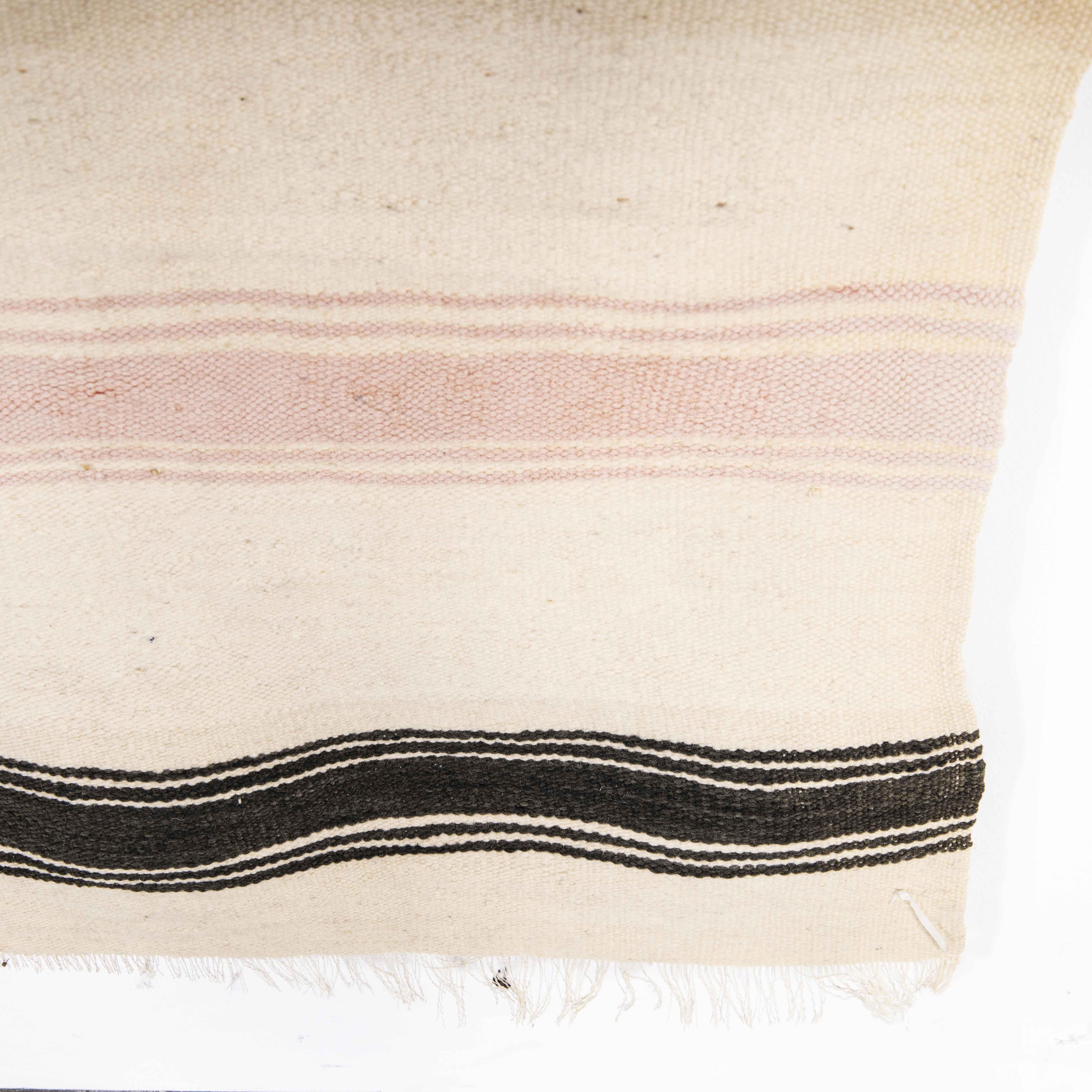 Cotton Vintage Berber Gradient Stripe  Hanbel Rug