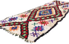 Vintage Berber Moroccan Azilal Rug, Boho Chic Meets Cozy Tribal Enchantment