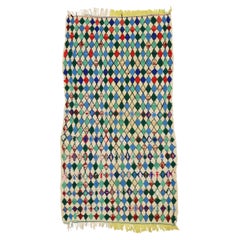 Tapis Azilal berbère marocain vintage, Boho Chic rencontre l'enchantement tribal confortable