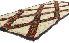 Vintage Berber Moroccan Azilal Rug