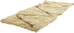 1960’s Berber Moroccan Azilal Carpet with Modern Style