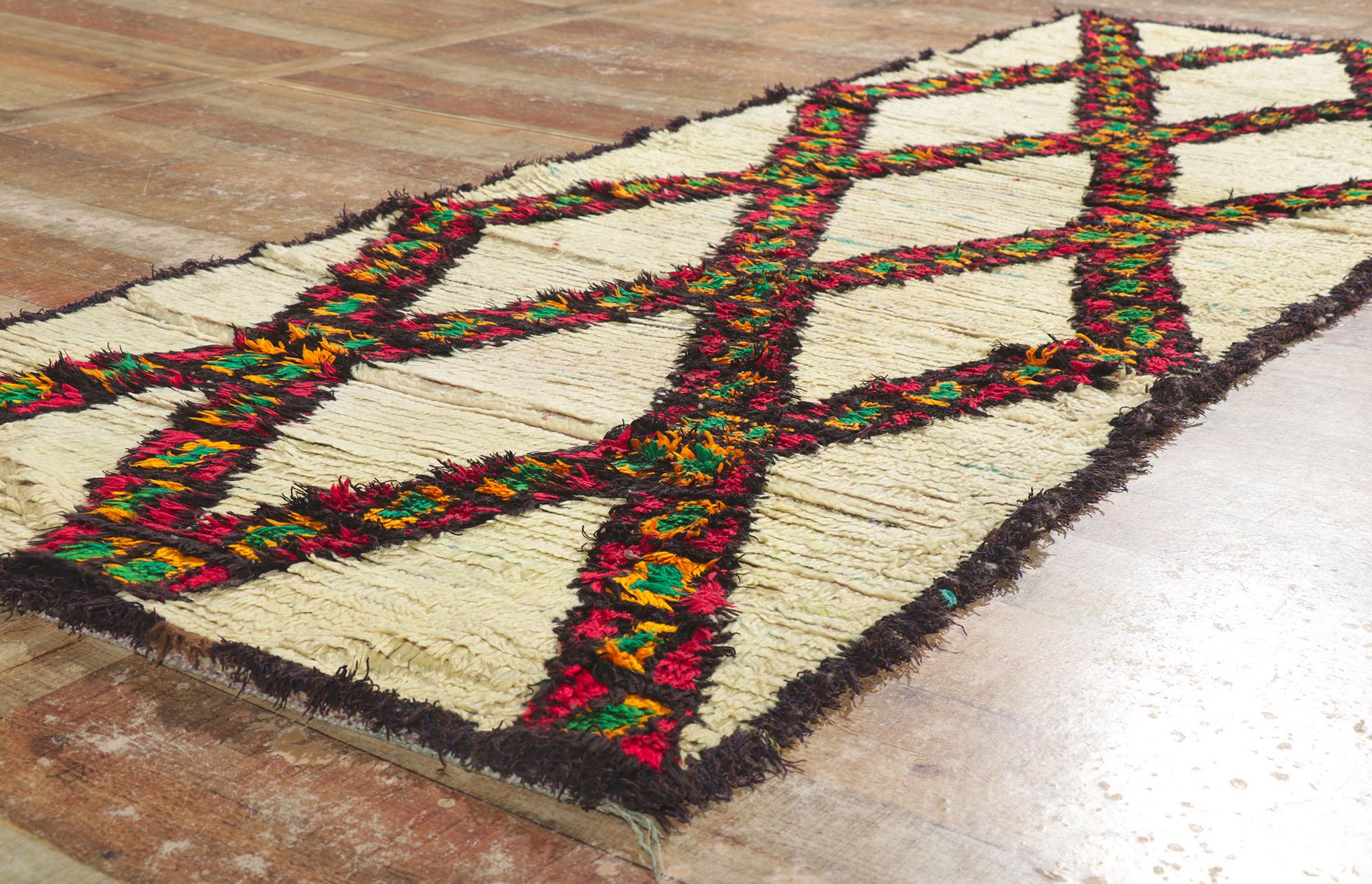 Marokkanischer Azilal-Teppich aus Berber (20. Jahrhundert) im Angebot