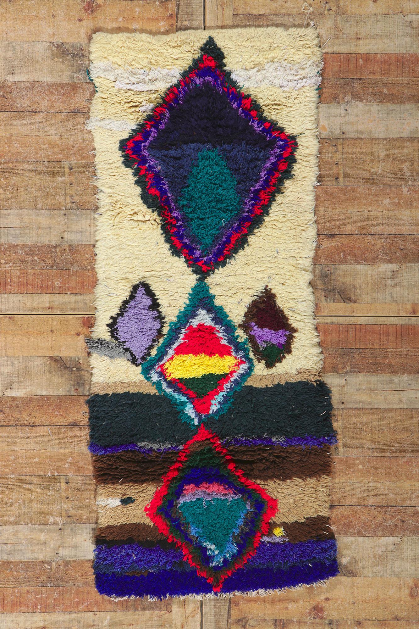 Vintage Berber Moroccan Azilal Rug For Sale 1
