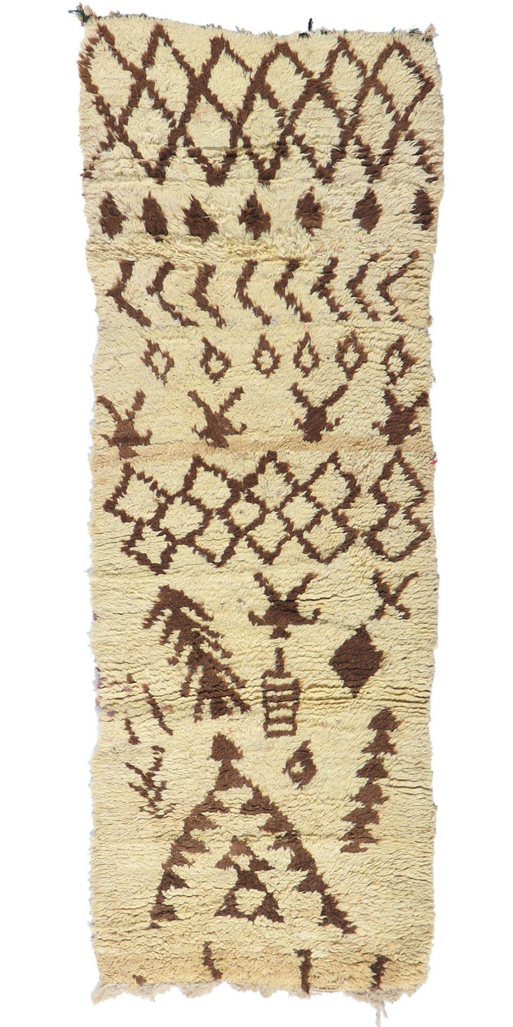 Vintage Berber Moroccan Azilal Rug For Sale 2