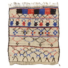 Vintage Berber Moroccan Azilal Rug, Gypset Boho Meets Tribal Enchantment