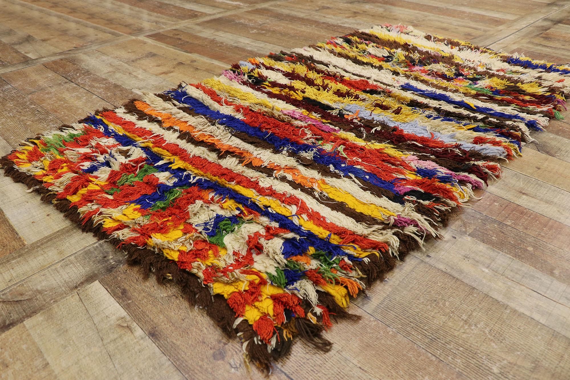 Marokkanischer Azilal-Teppich aus Berber, inspiriert von Sol LeWitt (20. Jahrhundert) im Angebot