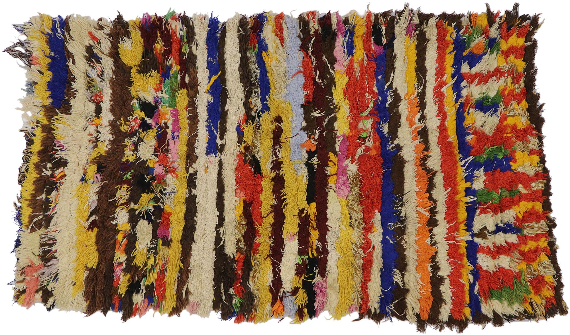 Marokkanischer Azilal-Teppich aus Berber, inspiriert von Sol LeWitt im Angebot 2