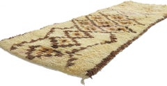 Tappeto Azilal berbero marocchino vintage, il Wabi-Sabi incontra il neutro Boho Chic