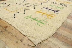 Marokkanischer Azilal-Teppich aus Berber im böhmischen Stil mit böhmischem Stil