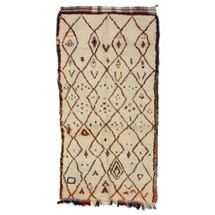 Vintage Berber Moroccan Azilal Rug with Hygge Vibes and Tribal Style