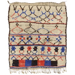 Vintage Berber Moroccan Azilal Rug with Tribal Style Vintage Berber Moroccan Azilal Rug with Tribal Style