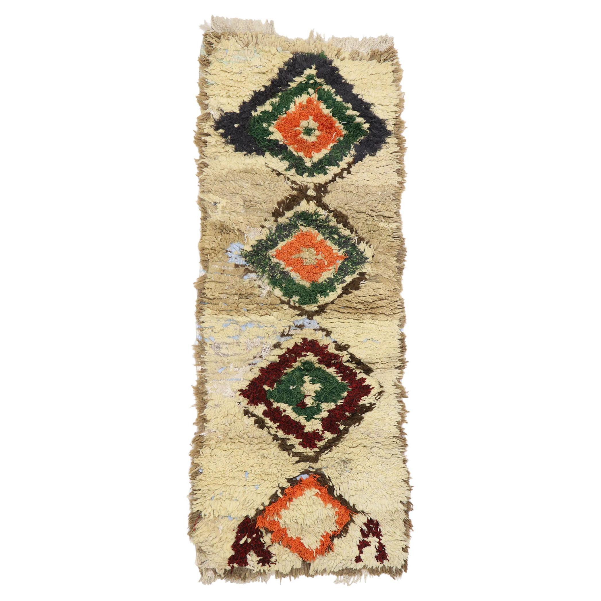Vintage Moroccan Azilal Berber Rug For Sale at 1stDibs