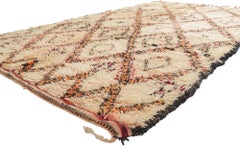 Alfombra vintage bereber marroquí Beni Ourain