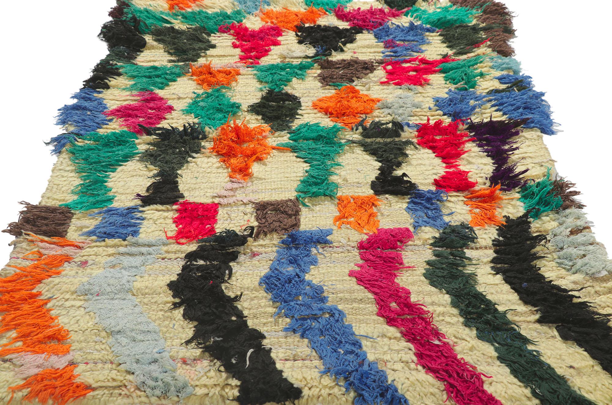 vintage moroccan rag rug boucherouite