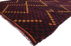 Vintage Checkered Talsint Moroccan Rug