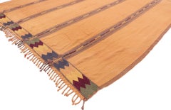 Vintage Berber Taznakht Moroccan Kilim Rug with Southwestern Tribal Style