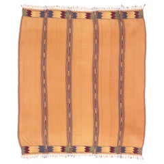 Tapis Kilim berbère marocain vintage avec style tribal du sud-ouest