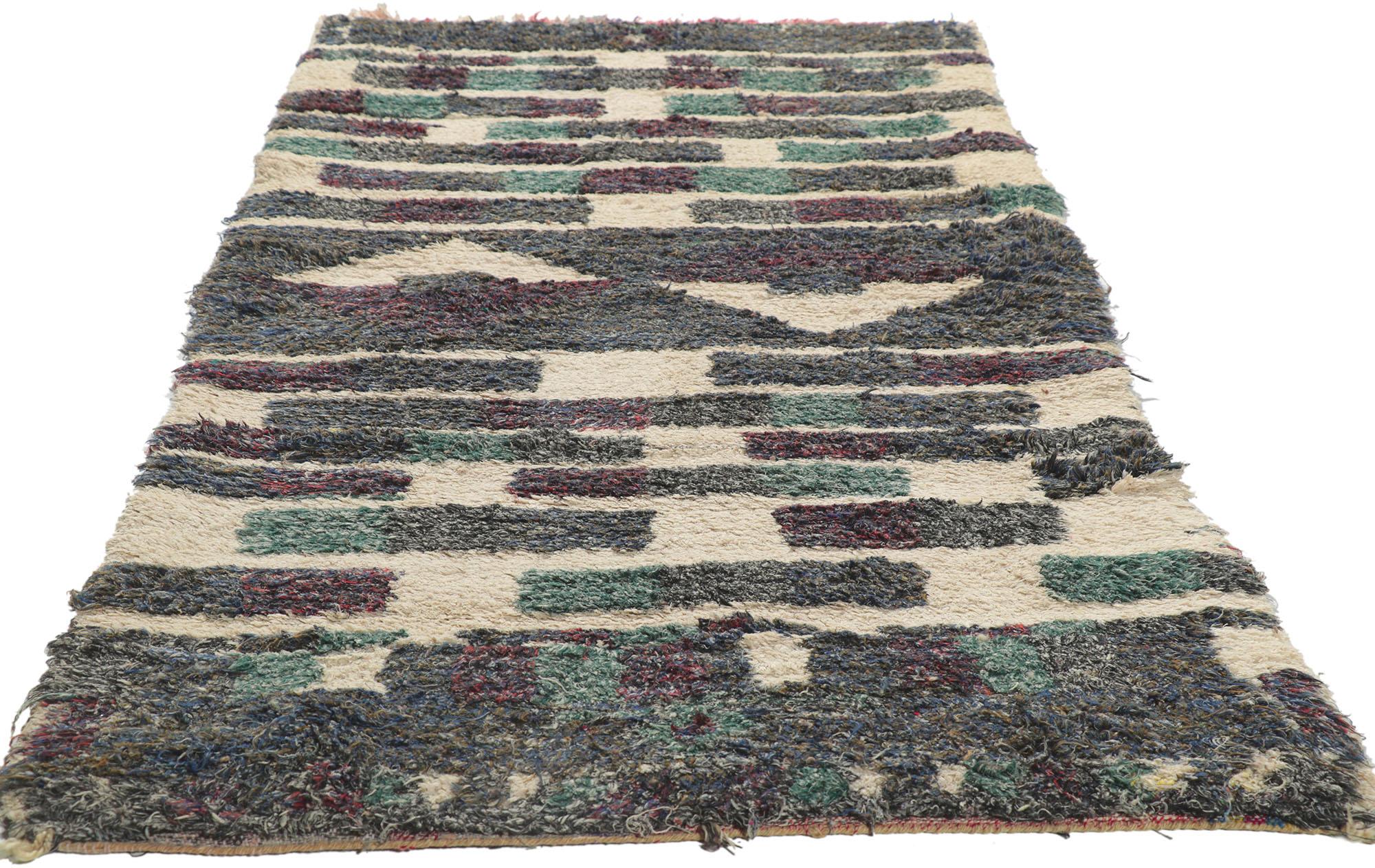 Marokkanischer Berber-Teppich (Moderne der Mitte des Jahrhunderts) im Angebot