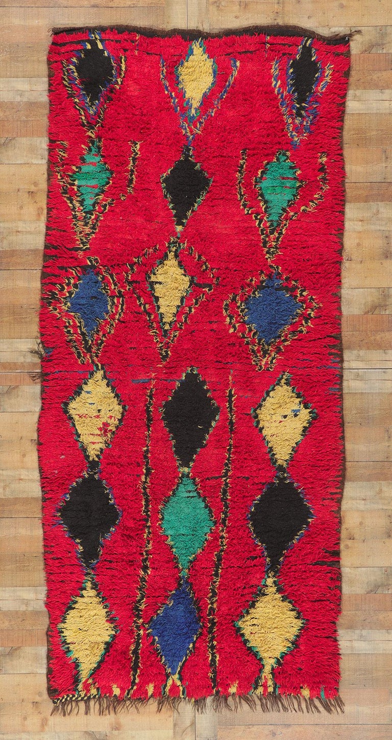 Vintage Berber Moroccan Rug For Sale at 1stDibs