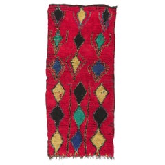 Retro Berber Moroccan Rug
