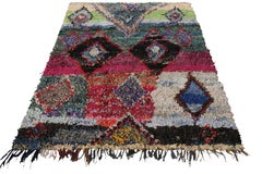 Marokkanischer Berberteppich in mehrfarbigem, geometrischem Muster von Teppich & Kelim