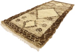 Alfombra Vintage Bereber Marroquí, Bohemia Neutra se Mezcla con Boho Acogedor