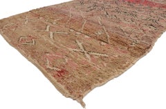 Vintage Berber Moroccan Rug, Wabi-Sabi Meets Rustic Charm