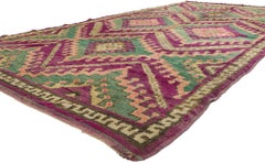 Alfombra Vintage Bereber Marroquí de Estilo Bohemio