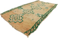 Vintage Berber Moroccan Rug with Boho Chic Tribal Style