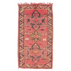 Marokkanischer roter Taznakht Vintage-Teppich