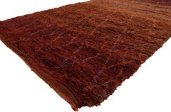 Fires of the Atlas: A Vintage Berber Moroccan Rug of Prestige & Heritage