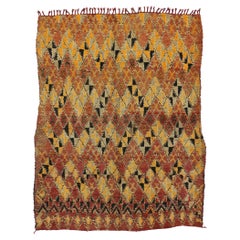 Retro Berber Moroccan Rug with Modern Style