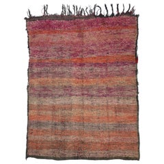 Vintage Berber Moroccan Rug with Postmodern Memphis Style, Moroccan Berber Rug