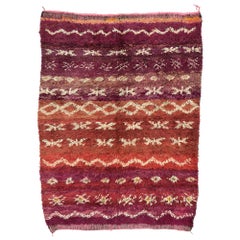 Vintage Berber Moroccan Rug with Postmodern Memphis Style, Moroccan Berber Rug