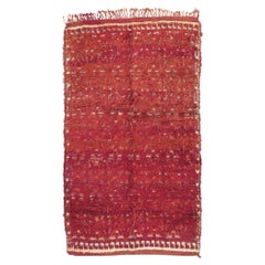 Tapis marocain rouge Beni MGuild 