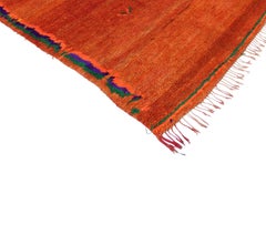 Vintage Berber Moroccan Rug with Tribal Style