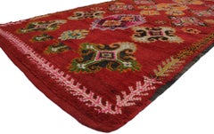 Vintage Berber Moroccan Rug with Tribal Style