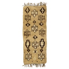 Vintage Berber Moroccan Rug with Tribal Style