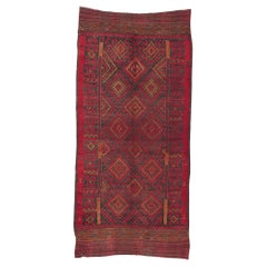 Tapis marocain vintage Taznakht rencontre l'enchantement tribal du milieu du siècle dernier