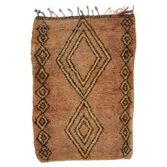Vintage Berber Moroccan Rug with Tribal Style