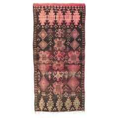 Tapis berbère marocain vintage de style tribal