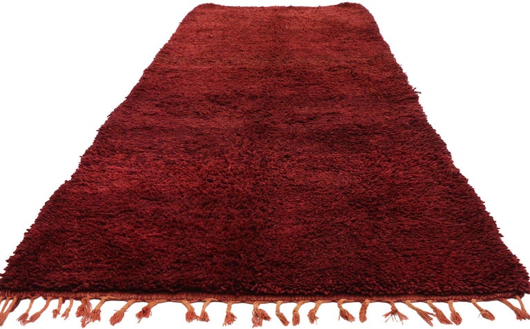 Azure Poetry -  Luxury Shag Moroccan Runner Rug