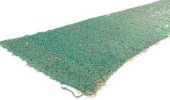 Vintage Berber Moroccan Sequined Kilim Rug, Wedding Aisle Runner