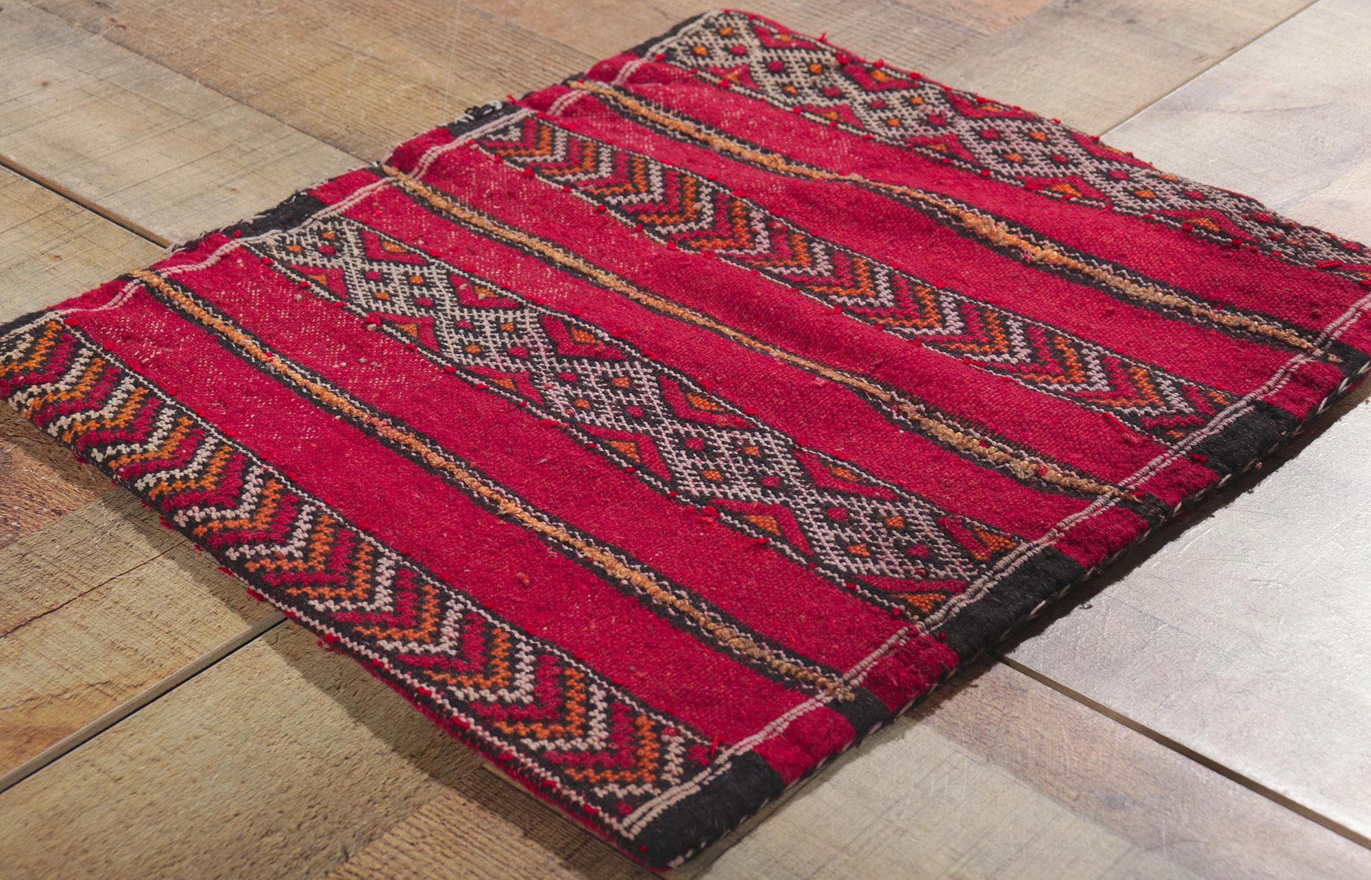 Textil bereber marroquí de 1930 Tejido a mano en venta