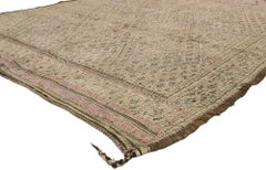 Vintage Berber Moroccan Zayane Rug with Bohemian Style and Hygge Vibes