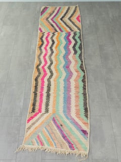 Vintage Berber Rug Runner 100% Wool Handmade