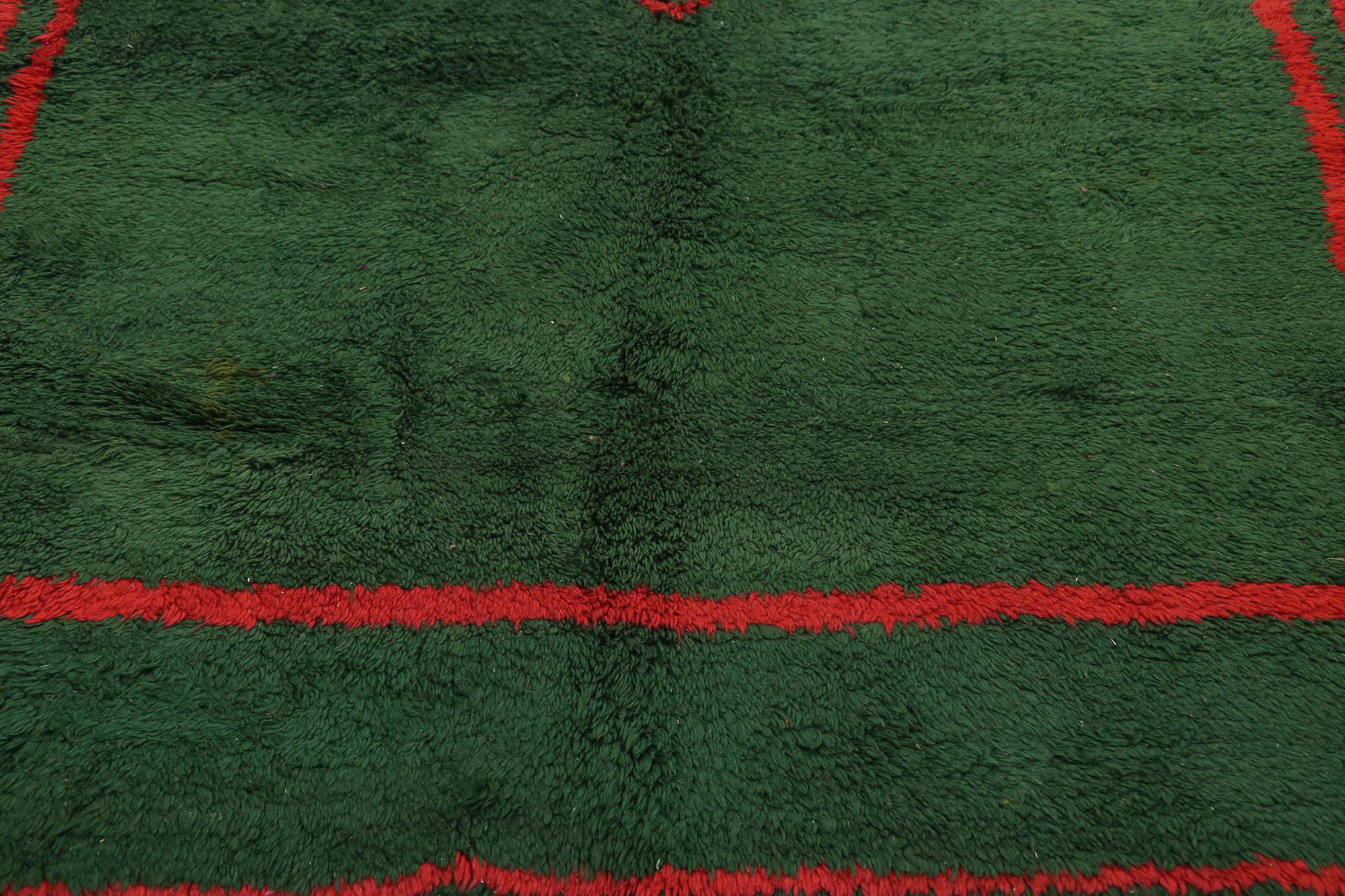 Marocain Tapis berbère marocain vintage Taznakht avec style tribal en vente