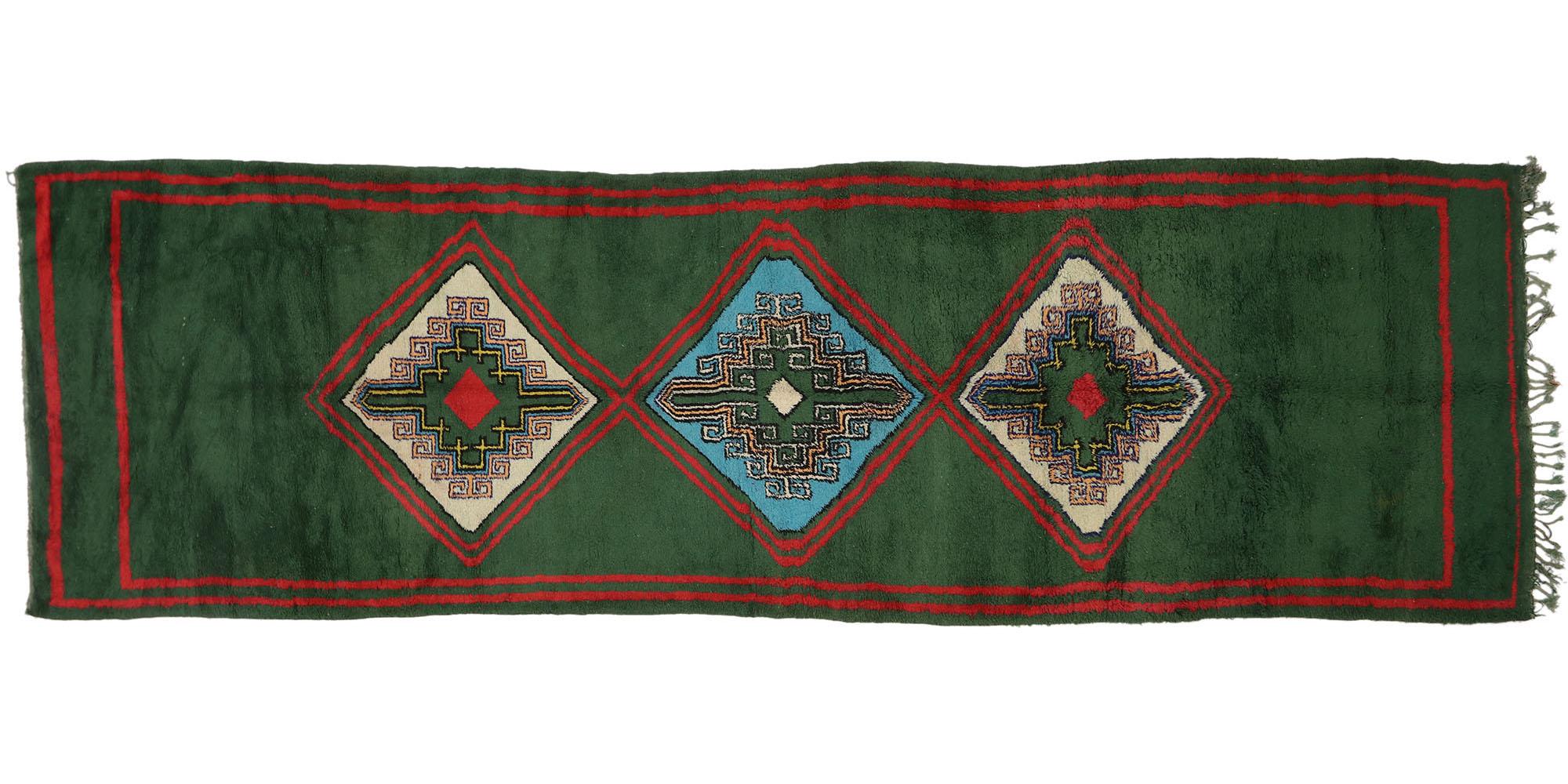 Marokkanischer Berber-Taznakht-Teppich mit Stammesmotiv im Stammesstil im Angebot 2