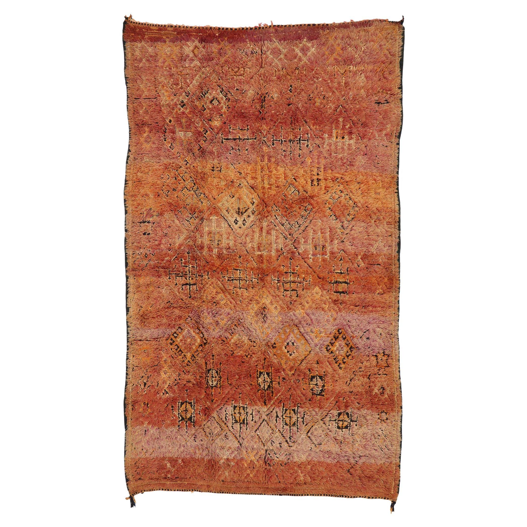 Vintage moroccan Berber rug For Sale at 1stDibs